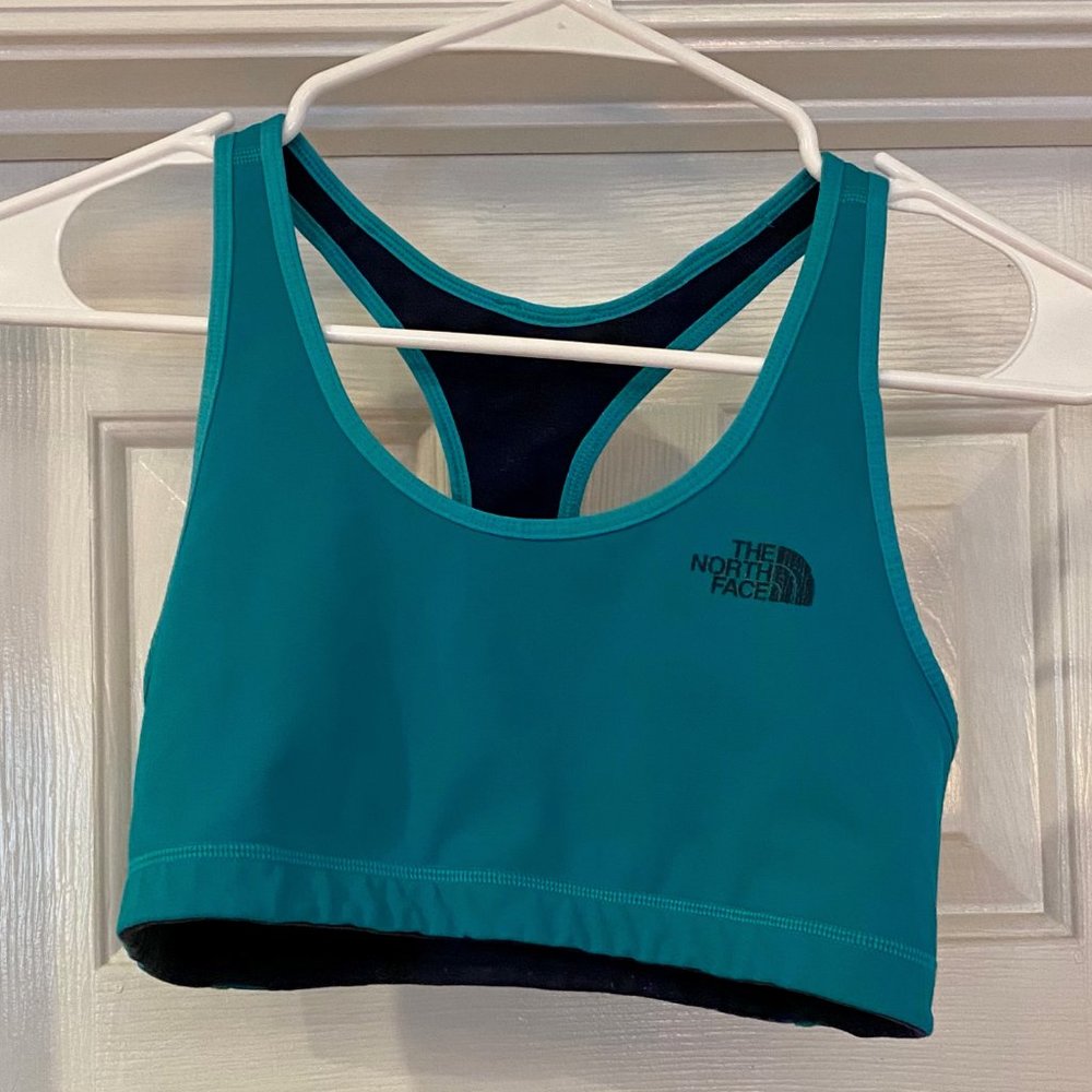 Teal North Face Sports Bra
